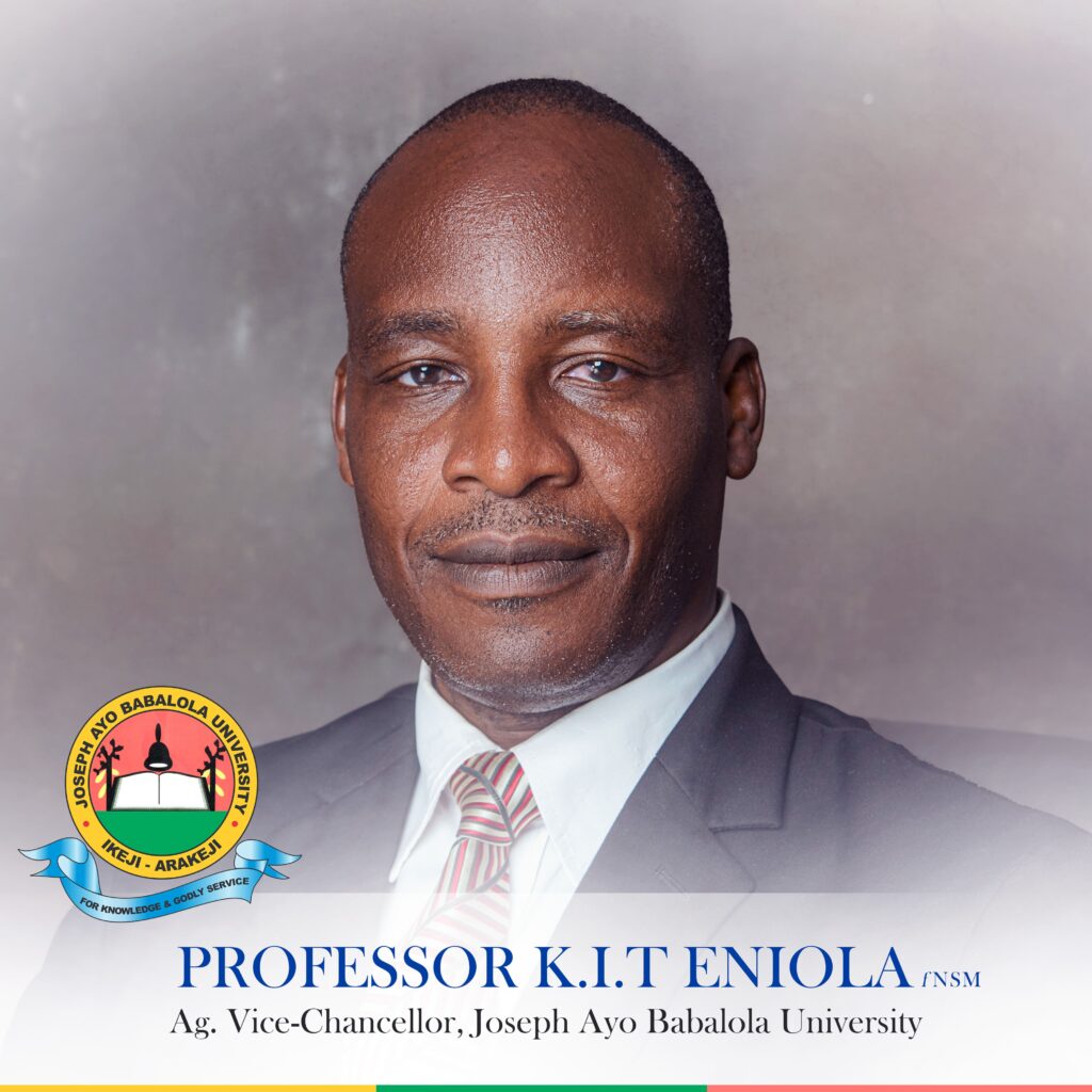 Eniola Emerges JABU Vice Chancellor